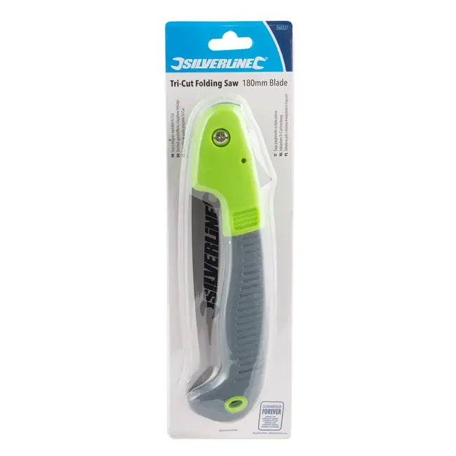 Silverline Inklapbare Tri-Cut handzaag 180 mm blad