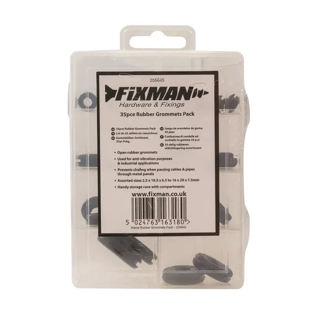 Fixman Rubberen afdichtingsring assortiment 35 delig