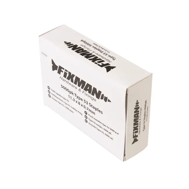 Fixman Type 53 nietjes - 8 mm - 5000 stuks