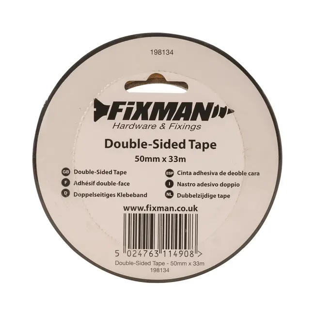 Fixman Dubbelzijdige tape 50 mm x 33 meter