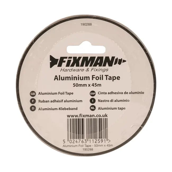 Fixman Aluminium tape - 50 mm x 45 meter