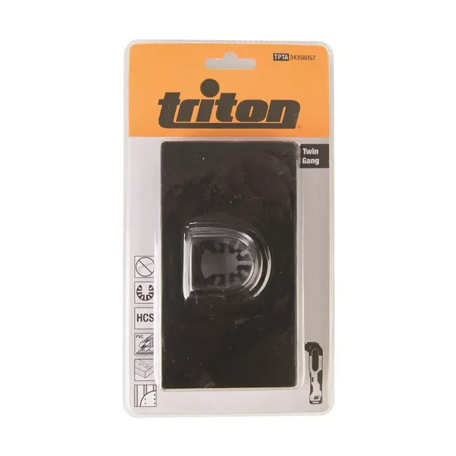 Triton Multitool contactdoos snijder - dubbel - 150 x 75 mm