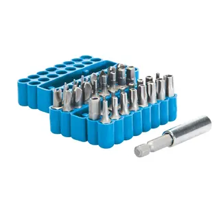 Silverline Veiligheid bit set 25 mm - 33 delig