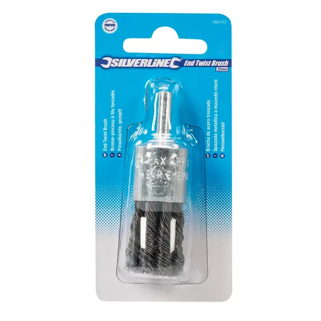 Silverline Penseelborstel met getordeerd draad 22 mm