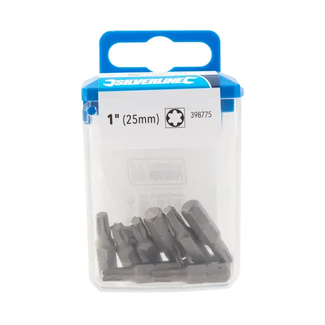 Silverline Schroefbits torx T25 - 10 stuks