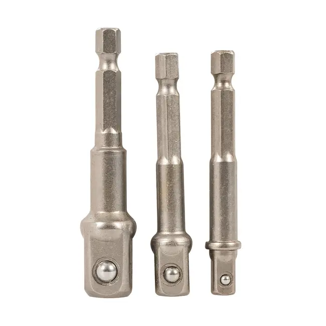 Silverline Dop aandrijf set - 1/4", 3/8" en 1/2" - 3 delig