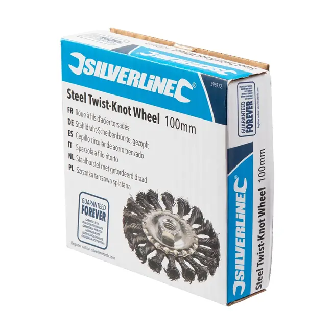 Silverline Staalborstel met getordeerd draad 100 mm