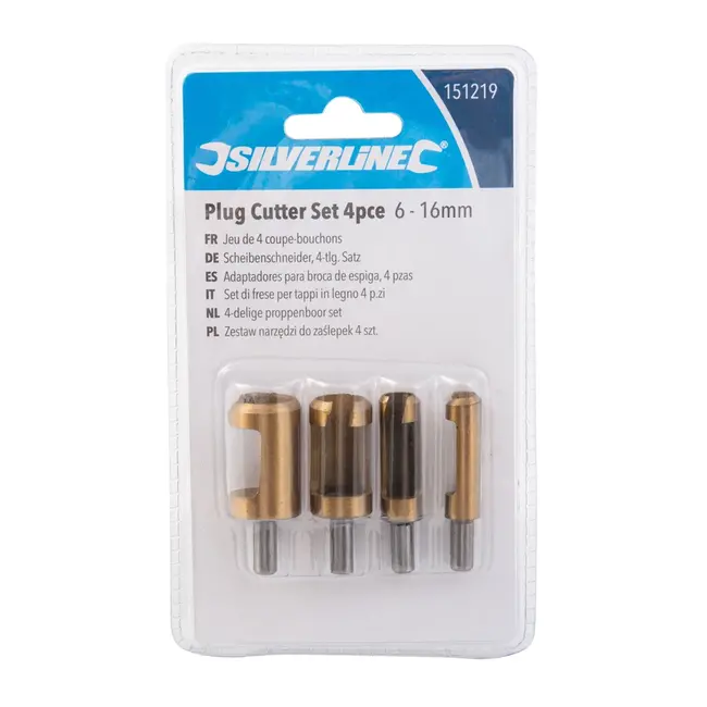 Silverline Proppenboor set - 6 t/m 16 mm - 4 delig