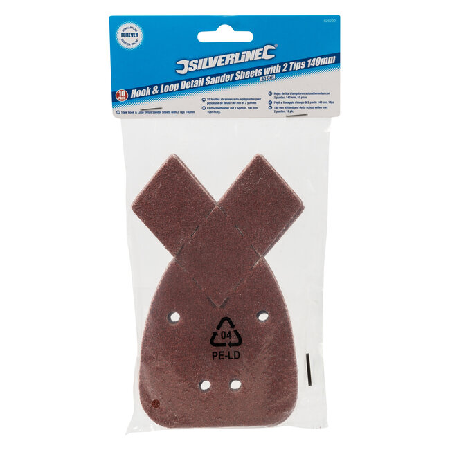 Silverline Schuurvellen voor Mouse - korrel 40 - klittenband - 10 stuks