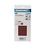 Silverline Schuurvellen 115 x 230 mm - korrel 80 - klittenband - stofgaten - 10 stuks