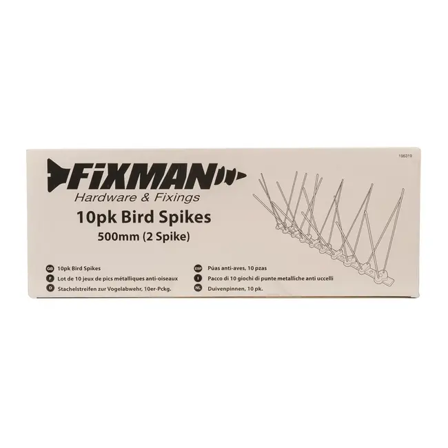 Fixman Duivenpinnen 2 pin - 50 cm - 10 stuks