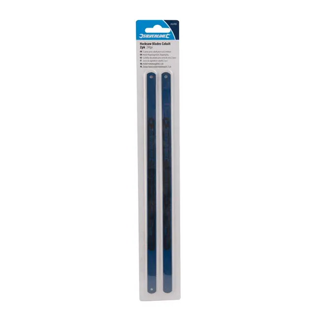 Silverline Metaalzaagbladen - 24 tpi - kobalt - 2 stuks