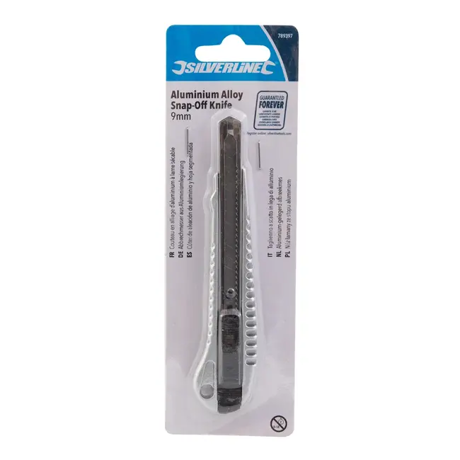 Silverline Aluminium-gelegerd afbreekmes - 9 mm