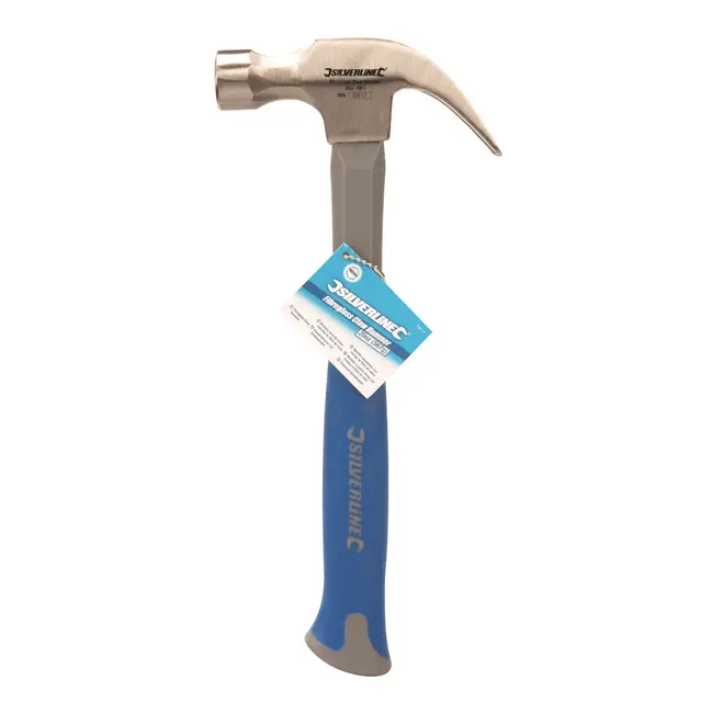 Silverline Glasvezel klauwhamer - 567 gram kop