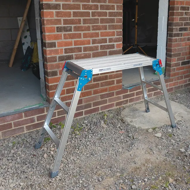 Silverline Inklapbaar krukje - 80 cm hoog - tot 150 kilo