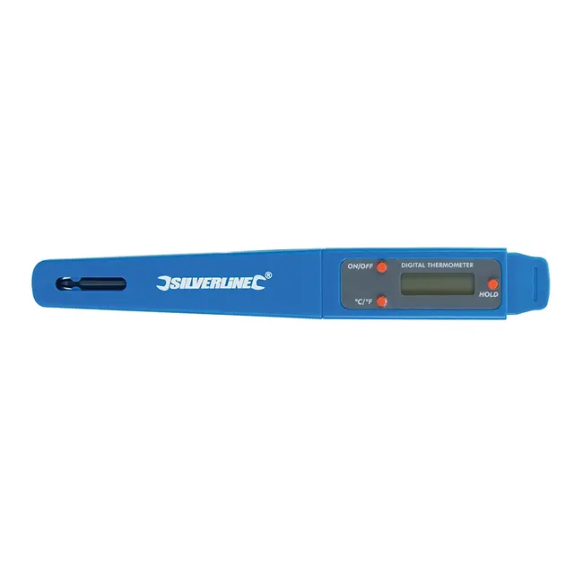 Silverline Digitale zakthermometer -40°C tot +250°C