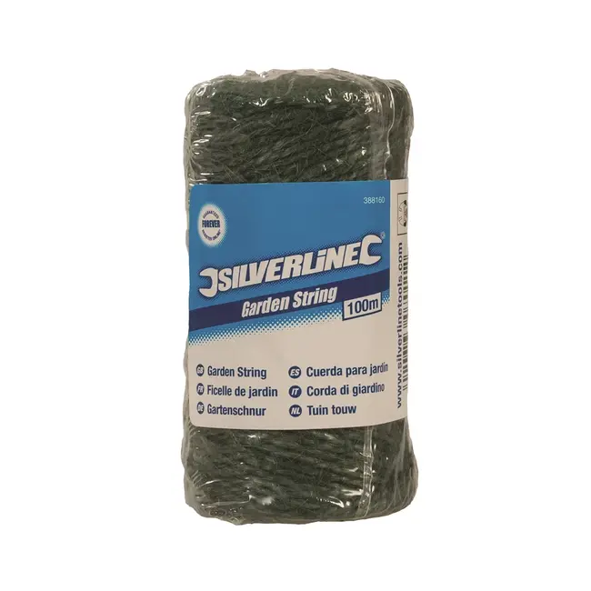 Silverline Tuin touw - 100 meter - sterk jute