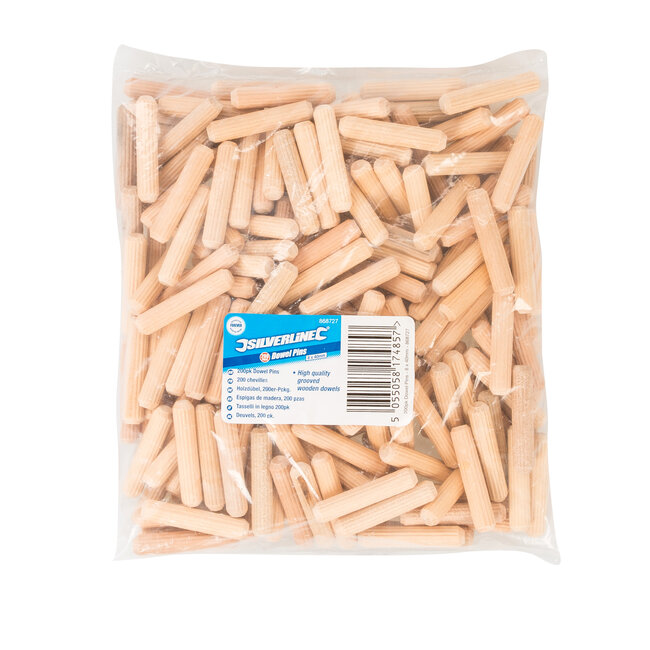 Silverline Deuvels - 8 x 40 mm - 200 stuks