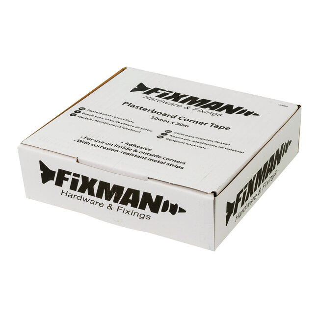 Fixman Gipsplaat hoektape 50 mm x 30 meter