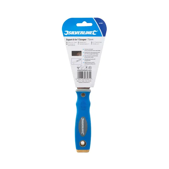 Silverline Schraper expert - 75 mm - 6 in 1