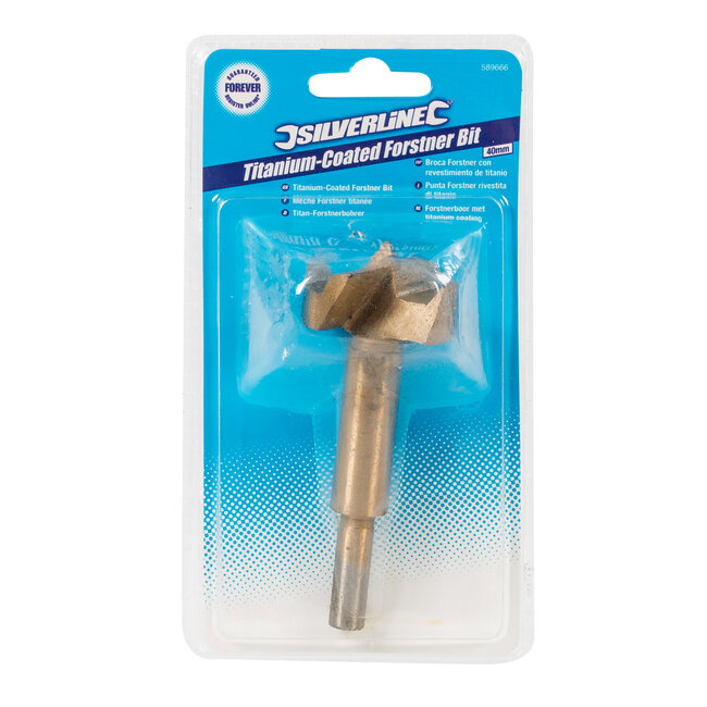 Silverline Forstnerboor met titanium coating 40 mm