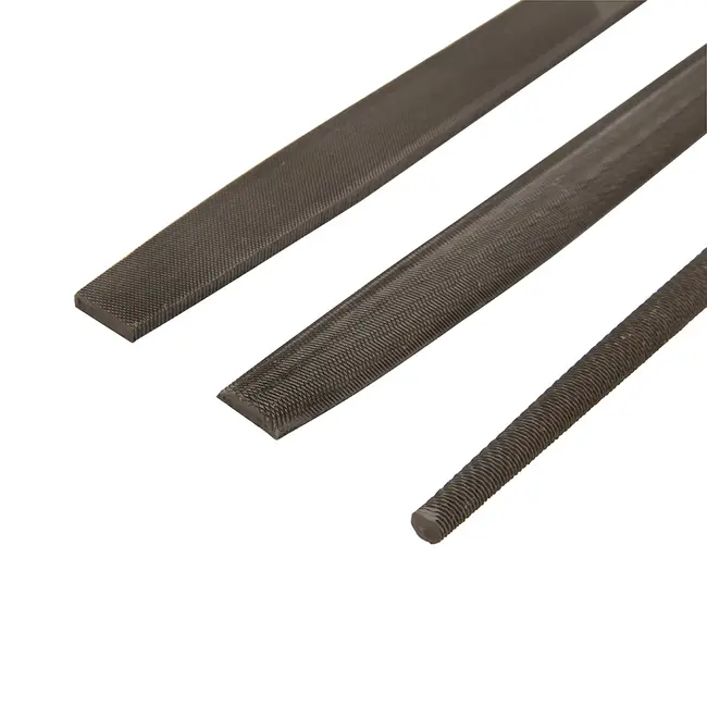 Silverline 3 delige vijlen set halfzoet, 250 mm