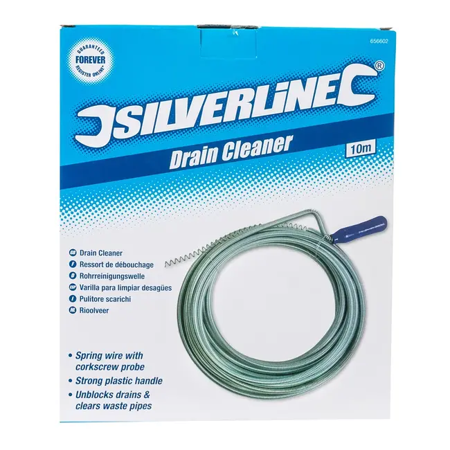 Silverline Rioolveer 10 meter x 9 mm
