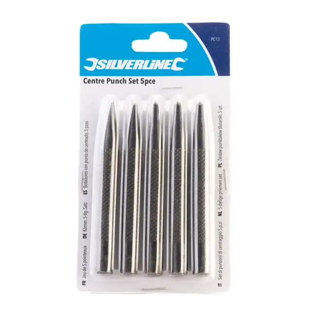 Silverline 5 delige priemen set