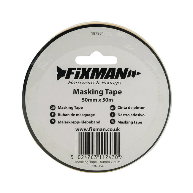 Fixman Afplaktape 50 mm x 50 meter