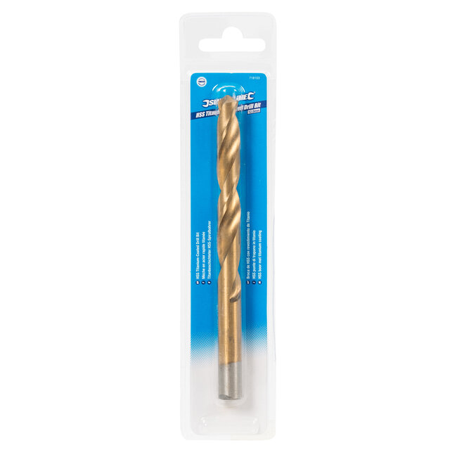 Silverline Metaalboor - 12 mm - HSS met titanium coating