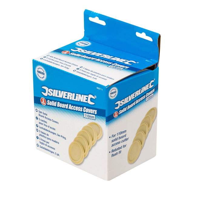 Silverline Gatafdekkingen - 110 mm - 5 stuks