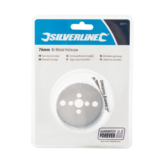 Silverline Bimetalen gatenzaag 76 mm