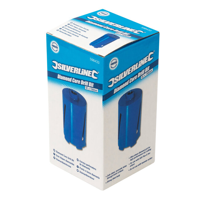 Silverline Diamant kernboor 91 x 150 mm