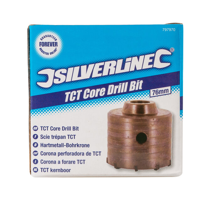 Silverline TCT kernboorbit 76 mm
