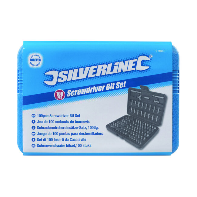 Silverline Schroevendraaier bit set - 100 delig