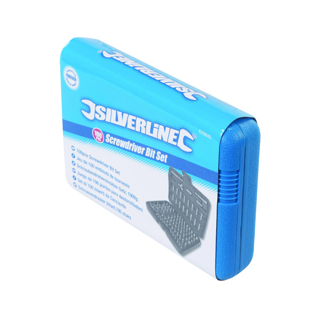 Silverline Schroevendraaier bit set - 100 delig