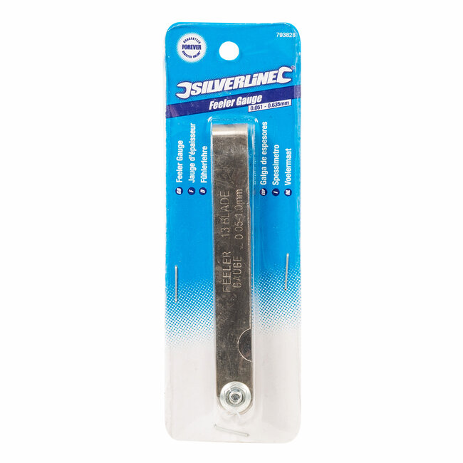 Silverline Voelermaat 13 bladen (0,05 - 1,0 mm)