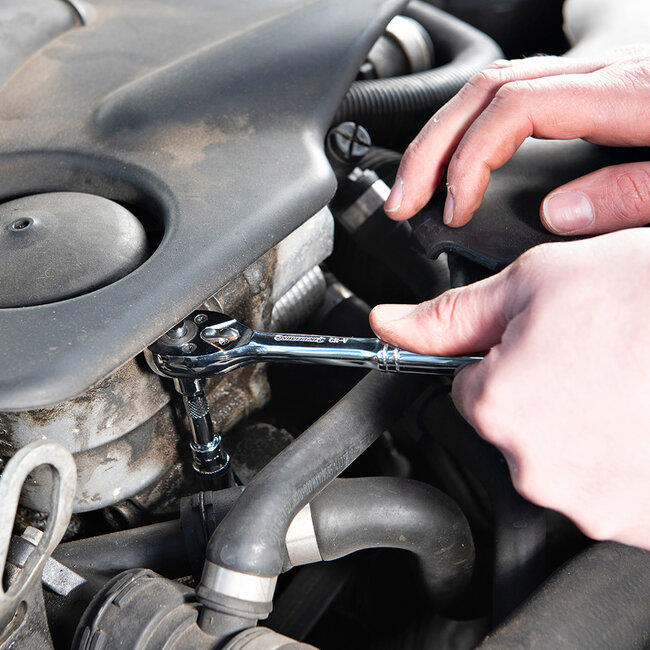 Silverline Ratelsleutel met groot koppel 1/2"/512 Nm