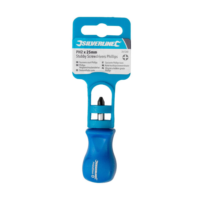 Silverline Korte schroevendraaier PH2 x 25 mm