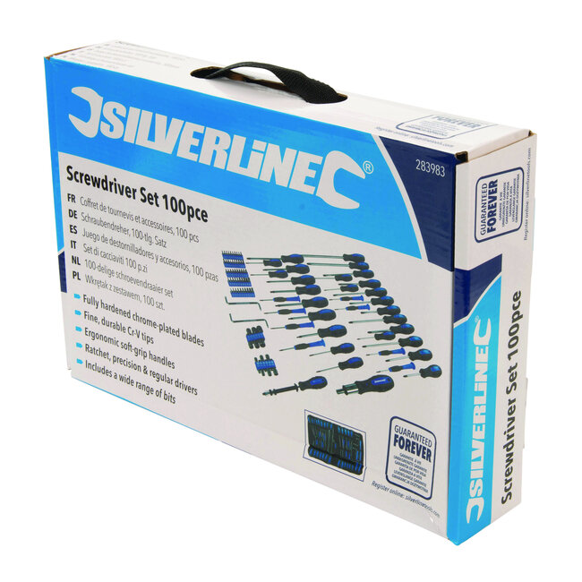 Silverline 100 delige schroevendraaier set