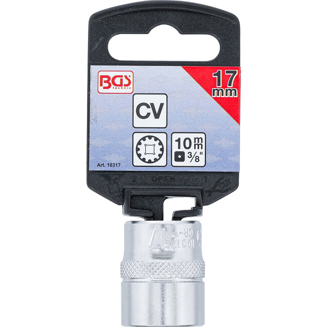 BGS Dopsleutel Gear Lock 3/8" 17 mm