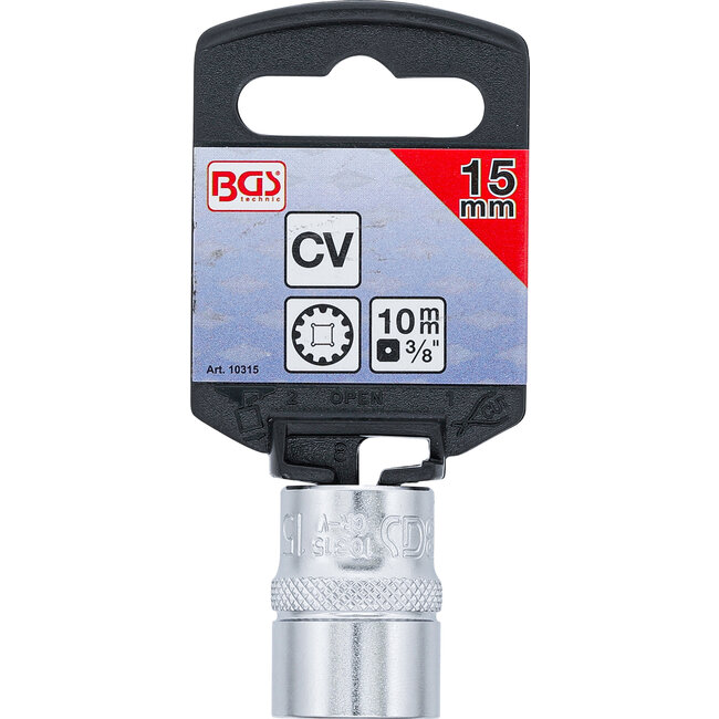 BGS Dopsleutel Gear Lock 3/8" 15 mm