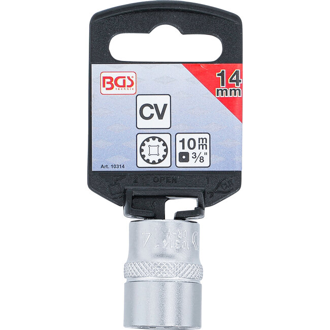 BGS Dopsleutel Gear Lock 3/8" 14 mm