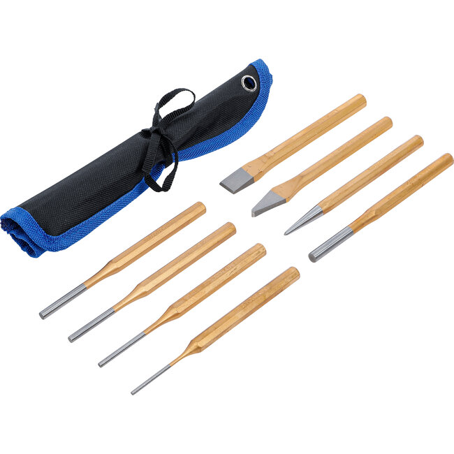 BGS Pendrijverset 150 mm incl. beitel + centerpunt, 8 delig