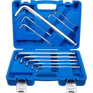 BGS technic Stiftsleutelset "Max" inbus 3 - 17 mm 10 delig