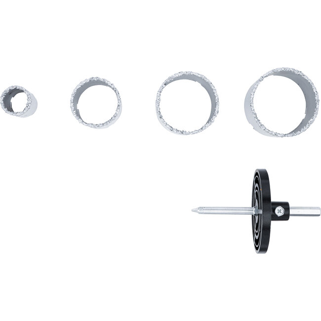 BGS Tegelgatzaagset 33 - 73 mm, 6 delig