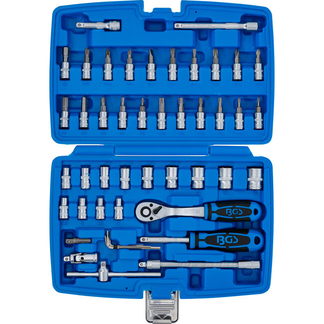 BGS Dopsleutelset 1/4" 46 delig