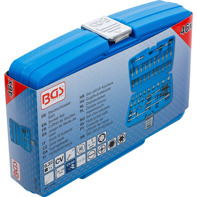 BGS Dopsleutelset 1/4" 46 delig