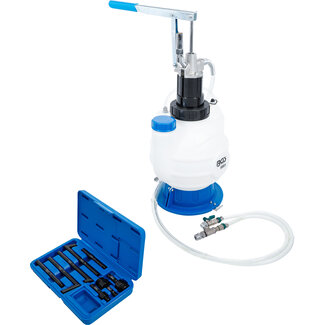 BGS technic Transmissieolie-vulapparaat met handpomp met terugloopsysteem met 8 adapters 7 l