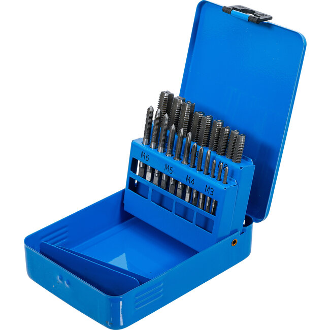 BGS Draadsnijtapset - M3 t/m M12 - 21 delig